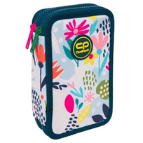Forminis dviejų skyrių penalas su priedais CoolPack Jumper 2 Sunny Day | F066663