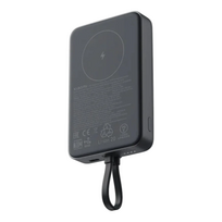 Xiaomi 33W Magnetic Išorinė baterija (Power Bank) 10000mAh, integruotas kabelis, Pilka | BHR9823GL