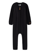 Name It - Nmmwrilla Wool Ls Knit Suit - Kombinezonas - Juoda