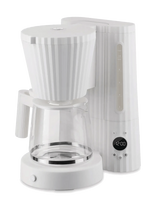Alessi - Drip Coffee Maker In Thermoplastic, White European Plug 1100W 220-240V, 50-60Hz - Kavos aparatas - Balta