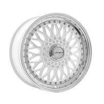 R17x7.5J 5x114.3 ET25 CB-72.6 GLOSS WHITE & POLISHED