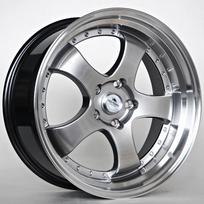 R19x8.5J 5X114.3 ET30 CB-73.1 Hyper Black/Lip Machined