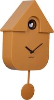 Karlsson Sieninis laikrodis su getute Modern Cuckoo ochros spalvos