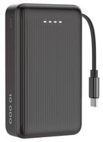 Nešiojamas įkroviklis (Power bank) Deltaco PB-CC102, 10000 mAh, 15 - 20 W, juoda sp.