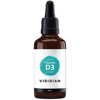 Vitaminas D3 2000IU VIRIDIAN, 50 ml