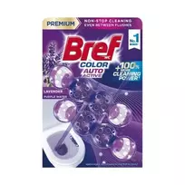 WC valiklis-gaiviklis BREF Color Auto Active LavendeR, 2 x 50 g