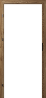 Reguliuojama durų stakta PORTA, Mauvella ąžuolo sp., 746 x 2038 x 95 - 115 mm, kairė