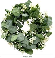Dirbtinė eukalipto girlianda 30 cm vestuvėms, vakarėliams, sodui