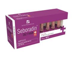 Ampulės riebiems plaukams Seboradin Med, 14 x 5,5 ml