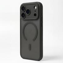 Mag Matt dėklas, skirtas iPhone 17 Air 6,6” juodas, su apsauga kamerai