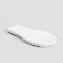 Homla marmurinis šaukštų padėklas Marble, 23x10,5 cm, baltas
