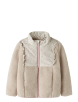 Name It - Nmfminna Teddy Jacket - Flisinė striukė - Kreminė spalva