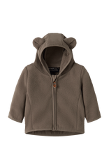 Name It - Nbnmeeko Fleece Jacket Melange Noos - Flisinė striukė - Ruda