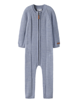 Name It - Nmmwrilla Wool Ls Knit Suit - Kombinezonas - Mėlyna