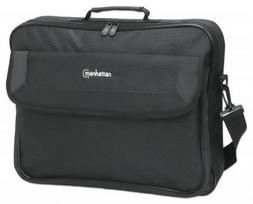 Manhattan Cambridge Laptop Bag 17.3"",  Clamshell Design, Black, Low