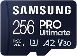 SAMSUNG PRO Ultimate 256GB microSD memory card with SD card adapter