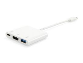 Equip Usb Type C To Hdmi Female/Usb  A Female/Pd Adapter