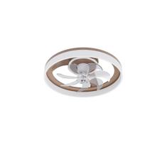 LED reguliuojamas lubinis šviestuvas su ventiliatoriumi LED/40W/230V rudas/baltas