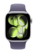 APPLE Watch Series 11 GPS Silver Aluminium, Purple Fog Sport Band M/L, MEU74ZR/A, 42 mm
