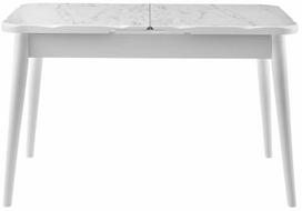 Valgomojo stalas išskleidžiamas Kalune Design Crea 2942, balta sp., 130 - 164 cm x 80 cm x 75 cm