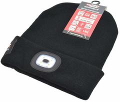 Kepurė universalus AWTools LED Cap AW02150, juoda sp., Universalus dydis