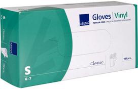 Pirštinės vienkartinės Abena Classic Powder-Free, skaidri sp., S, 100 vnt.