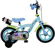 Vaikiškas dviratukas su papildomais ratukais, vaikų Volare Bluey 41229, žydra sp., 12"