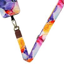 Telefono dirželis Mio Lanyard Flowers, įvairių spalvų, Universali