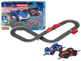Prekė su pažeista pakuote. Automobilių trasa Carrera GO Sonic The Hedgehog 1:43, mėlyna sp.