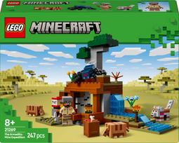 Prekė su pažeista pakuote. Konstruktorius LEGO® Minecraft Kasyklos tyrinėjimas su šarvuočiu 21269, 247 vnt.