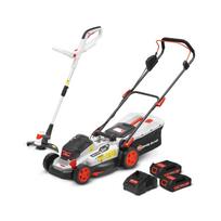 Prekė su pažeista pakuote. Akumuliatorinė vejapjovė Elem Garden Technic, VTC20V-2B2C1, 33 cm
