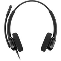 HP Poly Mission 425 Classic laidinės ausinės, USB, stereo, 20Hz-20kHz, 116dB, 2m, juodos