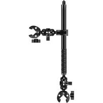Puluz PU496B motociklo/dviračio laikiklis, 150cm teleskopinis strypas, 1/4" varžtas, 1.5-4.5cm spaustukas