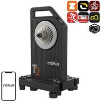 Cycplus T2 išmanusis dviračių treniruoklis, ±1%, 20%, 85 N.m, 100 kg, 55 mm, 17,3 kg, ANT+ FE-C, Bluetooth Smart, 11 pavarų kasetė