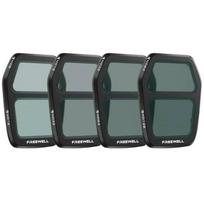 Freewell FW-A3S-SPLITND, 4x Split ND filtrai, DJI Air 3S, ND8/ND16, ND16/ND32, ND32/ND64, ND64/ND128, komplekte dėklas ir šluostė