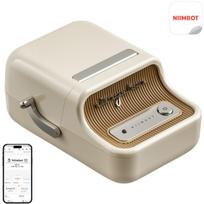 Niimbot B21 Pro Cream, nešiojamas etikečių spausdintuvas, 300 dpi, 20-50 mm, Bluetooth, USB-C, 1500 mAh, terminė spauda
