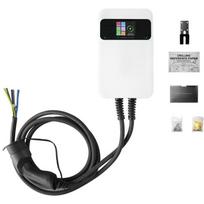 Besen SQ20-22KW-APP sieninis įkroviklis, 22kW, 32A, 3 fazės, AC 400V, IP66, LCD ekranas, SAE J1772, IEC 62196-2, GB/T
