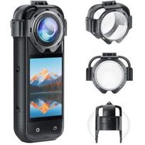 Puluz objektyvo dangteliai Insta360 X5, PU750T, 9H, PC, grūdintas stiklas, AR danga, hidrofobinis, snap-on