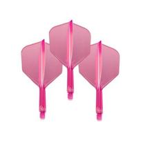 Smiginio strėlyčių sparneliai Target K-Flex Neon Nr.6 Medium – 3 vnt. - Fluorescencinė rožinė