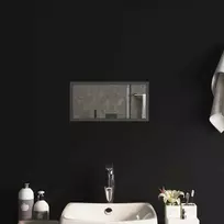 LED vonios veidrodis Skaidrus 40 x 20 cm grūdintas stiklas
