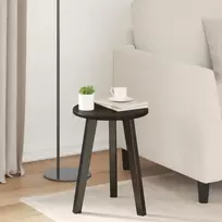 Stalo viršus Ø 30 x 1,5 cm Apvali Apdirbta mediena Juoda