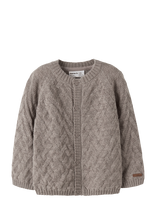 Name It - Nmnwruni Ls Knit Card - Termo striukė - Smėlio