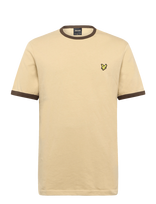 Lyle & Scott - Ringer T-Shirt - Marškinėliai trumpomis rankovėmis - Smėlio
