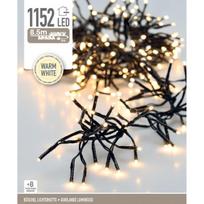 Kalėdų Eglutės Lemputės, šviesos Grandinė, 1152 Led, Laikmatis, šilta Balta