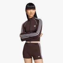adidas Essentials 3 Stripes Seamless Tracktop Aurora Coffee - Dydis S (KX8418 Džemperiai)