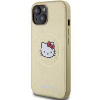 Hello Kitty odinis MagSafe dėklas iPhone 15 – auksinis