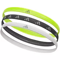 Apvija Adidas Hairband 3P - lucid lemon/black/silver reflective - Daugiaspalvė, Juoda, Balta, Žalia
