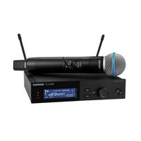 Shure SLXD24+E/B58-G65 - skaitmeninė belaidė sistema su siųstuvu ir rankiniu mikrofonu (470–606 MHz)