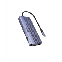 Raidsonic Icy Box Travel Dock 12-in-1, 3x video output (2x HDMI + 1x VGA)  IB-DK4062-CPD