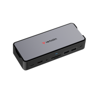 Verbatim 32174 CDS-15SSD USB-C Pro Jungčių stotelė 15 Ports, 256GB SSD, Pilka/Juoda